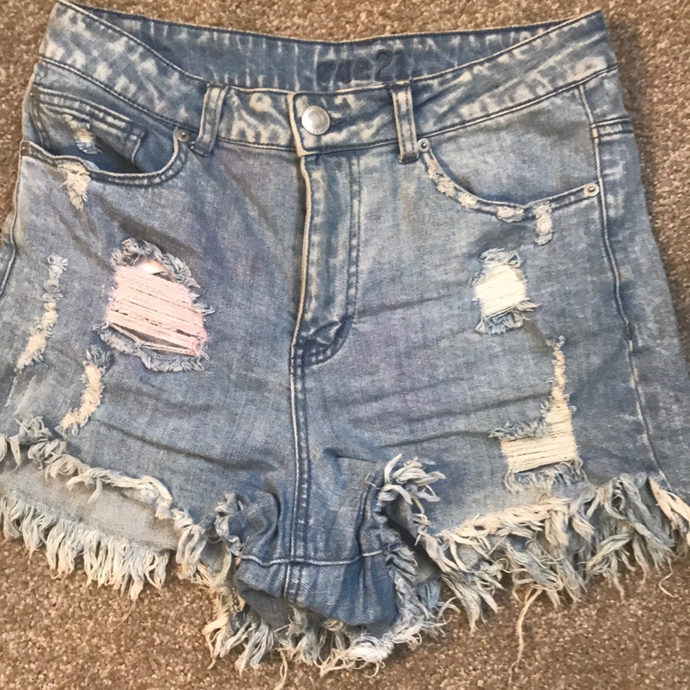 High waisted shorts